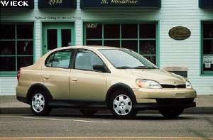 Toyota Echo. Photograph by Wieck.