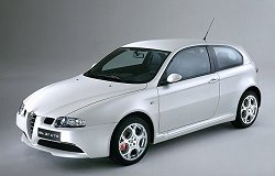 The Alfa Romeo 147 GTA. Photograph by Alfa Romeo. Click here for a larger image.