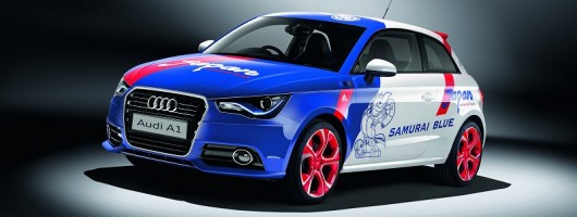 One-off football Audi in Tokyo. Image by Audi.