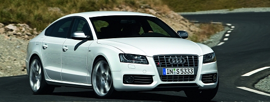 Hot S5 Sportback hatched at Frankfurt. Image by Audi.