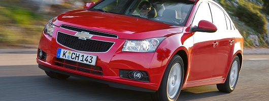 Chevy Sparks and Cruzes into Geneva. Image by Chevrolet.