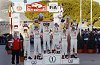 The Citroen podium, 2003 World Rally Championship, Round 1 - Rallye Automobile Monte Carlo. Photograph by Citroen. Click here for a larger image.