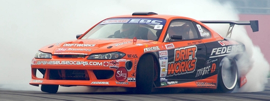 Final UK round of European Drift Championship. Image by Trax.
