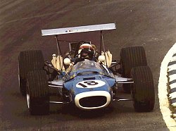 Jackie Stewart driving the 1969 Matra. Image by Eileen Buckley.