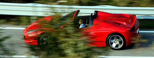 First Drive: Ferrari 458 Spider. Image by Ferrari.