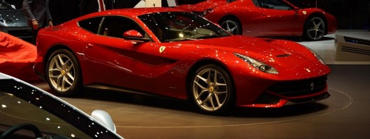 Geneva 2012: Show-stopping Ferrari F12. Image by Newspress.