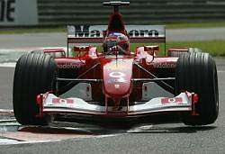 Barrichello managed 2nd place comfortably. Image by Shell. Click here for a larger image.