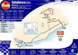 The 2002 Catalunya route map. Image by John Rigby, FIA. Click here for a larger image.