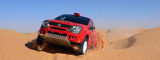 Baby Fiat to tackle the Dakar Rally. Image by Fiat.