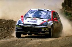 Carlos Sainz, Ford Focus WRC. Image by Ford. Click here for a larger image.