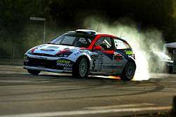 Colin McRae, Ford Focus WRC, 4th place. Image by Ford. Click here for a larger image.