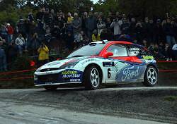 Markko Martin, Ford Focus WRC 2002, 8th place. Image by Ford. Click here for a larger image.