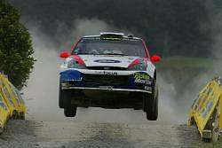 Carlos Sainz, Ford Focus WRC, 4th place. Image by Ford. Click here for a larger image.