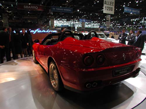 Ferrari F550 Maranello Barchetta Geneva Show 2001