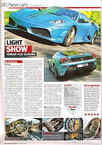 Auto Express: Ferrari 430 Scuderia first drive Auto Express: Ferrari 430 Scuderia first drive