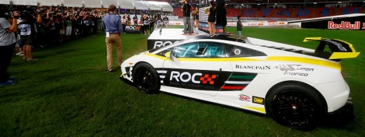 Lamborghini at the Race of Champions. Image by Lamborghini.