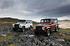 2009 Land Rover Defender Fire & Ice editions. Image by Land Rover.