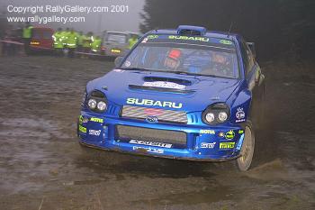 Andrew Frampton reviews the final round of the 2001 World Rally Championship. Picture by Mark Sims.