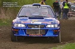9th place: Glyn Jones and Jayson Brown in the Subaru Impreza WRC. Image by Mark Sims. Click here for a larger image.