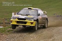 5th place: Johan Kressner and Leif Wigert in the Subaru Impreza WRX. Image by Mark Sims. Click here for a larger image.