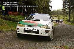 8th place: Julian Reynolds and Stewart Merry in the Subaru Impreza. Image by Mark Sims. Click here for a larger image.