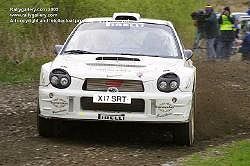 4th place: Marcus Dodd and John Bennie in the Subaru Impreza. Image by Mark Sims. Click here for a larger image.