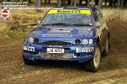 Mark Perrott / Gary Mansell  (Ford Escort WRC). Image by Mark Sims. Click here for a larger image.
