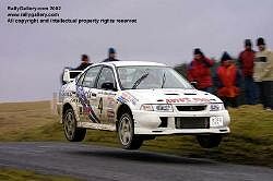 Bob Fowden/Lyn Jenkins (Mitsubishi Lancer Evo 5). Image by Mark Sims. Click here for a larger image.