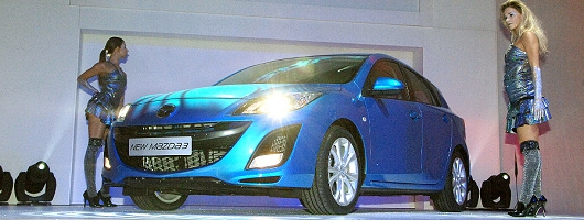New Mazda3 on video. Image by United Pictures.