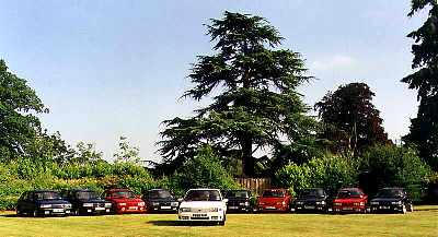 This is but a small selection of the Maestro Turbos at the event - photo by Kelvin Fagan