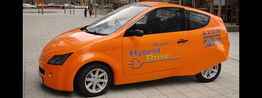 New plug-in hybrid coup� unveiled. Image by Axon.