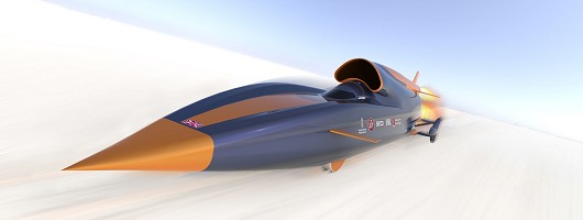 Bloodhound set to top 1,000mph. Image by Curventa.