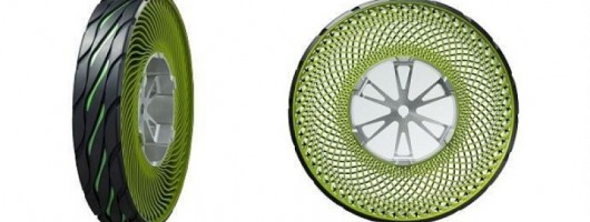 New airless tyre concept. Image by Bridgestone.