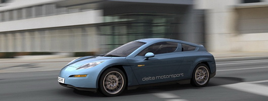 Delta electric sports car launched. Image by Delta.