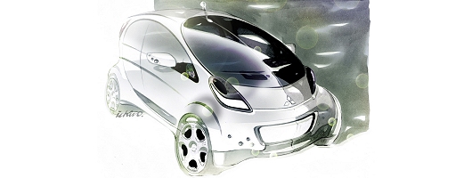 Mitsubishi's electric duo. Image by Mitsubishi.