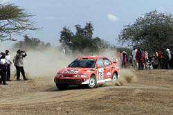 Freddy Loix came 5th in 2001. Image by Mitsubishi. Click here for a larger image.