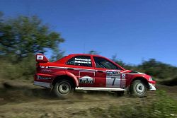 Tommi Makinen came 4th in 2001. Image by Mitsubishi. Click here for a larger image.