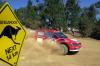 Tommi Makinen in Australia 2001. Photograph by Mitsubishi. Click here for a larger image.