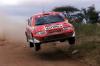 Tommi Makinen in Kenya 2001. Photograph by Mitsubishi. Click here for a larger image.