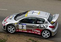 Didier Auriol won in 2001. Image by Peugeot. Click here for a larger image.