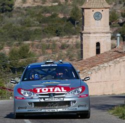 Marcus Gronholm, Peugeot 206 WRC 2002, 4th place. Image by Peugeot. Click here for a larger image.