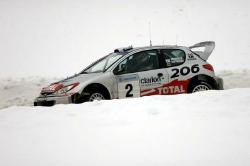 Marcus Gronholm, Peugeot 206 WRC 2002, 1st place. Image by Mitsubishi. Click here for a larger image.
