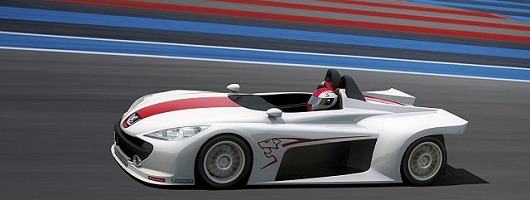 Peugeot's racing team spreads its web. Image by Peugeot.