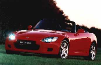 The gorgeous S2000 as it will be sold in the UK (with right-hand drive)