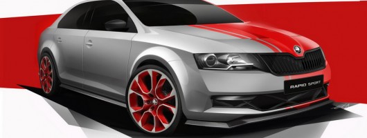 Skoda's Rapid gets a lick of paint. Image by Skoda.