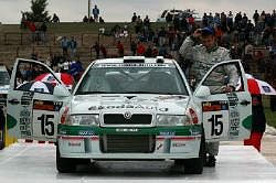 Toni Gardemeister, Skoda Octavia WRC, 5th place. Image by Skoda. Click here for a larger image.
