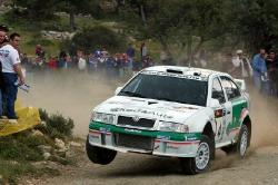 Kenneth Eriksson, Skoda Octavia WRC, 9th place. Image by Skoda. Click here for a larger image.