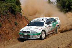 Toni Gardemeister, Skoda Octavia WRC, 10th place. Image by Skoda. Click here for a larger image.