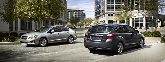 New Subaru Impreza unmasked. Image by Subaru.