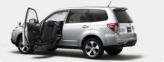 Subaru Forester makes tracks. Image by Subaru.